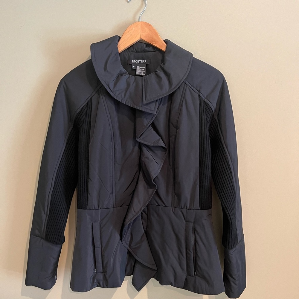 etcetera black jacket size 4